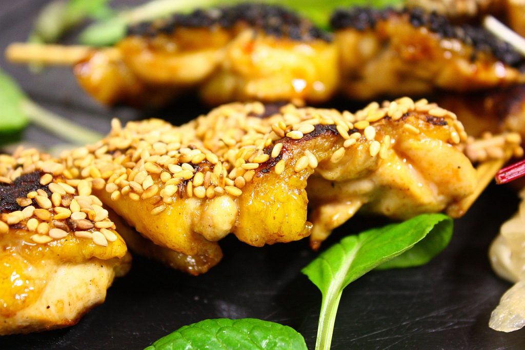 Un plat de viande