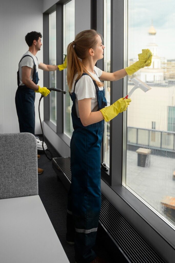 découvrez nos services de nettoyage de bureaux, adaptés à tous types d'espaces professionnels. garantissez un environnement de travail propre et sain avec notre équipe expérimentée, prête à répondre à vos besoins spécifiques en matière de propreté.