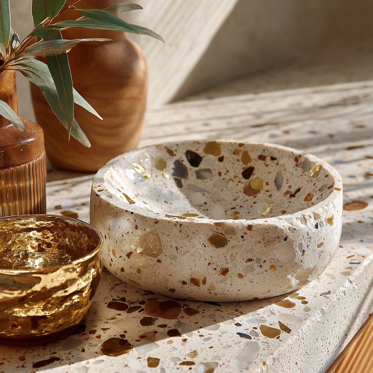 découvrez l'élégance intemporelle du terrazzo, un matériau décoratif polyvalent alliant esthétique et durabilité pour vos sols et surfaces.