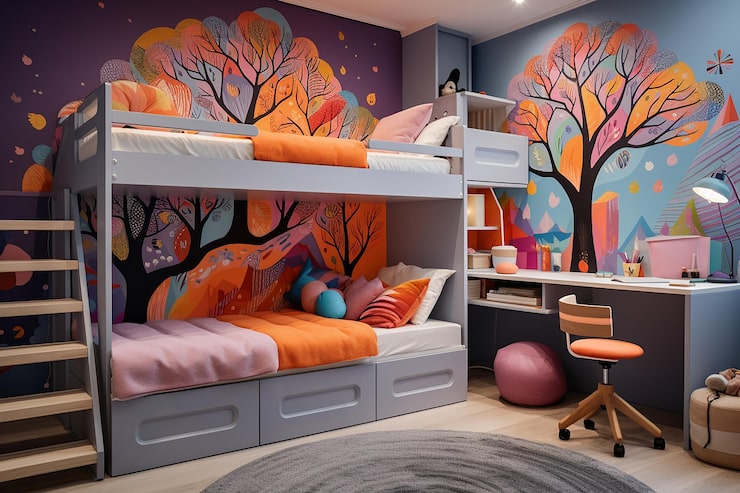 Papiers peints : créer une chambre d’enfant ludique