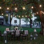 Lampions solaires décorer son jardin façon guinguette sans électricité